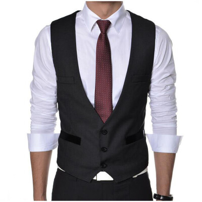 

Zogaa New Mens Vest Slim Pure Color