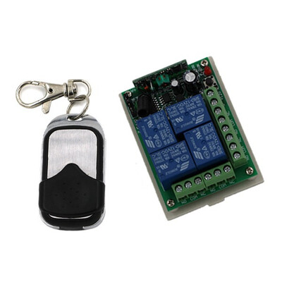 

MITI Hot Selling 12V 4CH Small Channel Wireless Remote Control Radio Switch 315mhz Transmitter Receiver 200m High Sensitivity