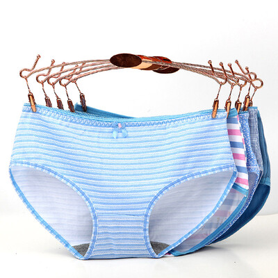 

Langsha womens underwear womens cotton sexy large size waist comfort womens pants 5 gift box style one 165