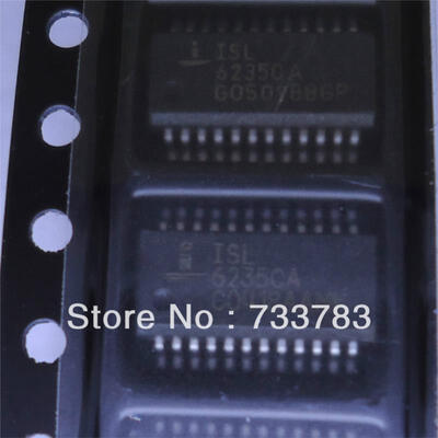 

10pcslot INTERSIL ISL6235CA ISL6235 SSOP Advanced Triple PWM Only Mode&Dual Linear Power Controller for Portable Applications