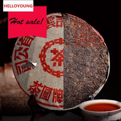 

C-PE018 Top grade Chinese yunnan original Puer Tea357g health care tea ripe pu er puerh green food Secret Gift For Friend