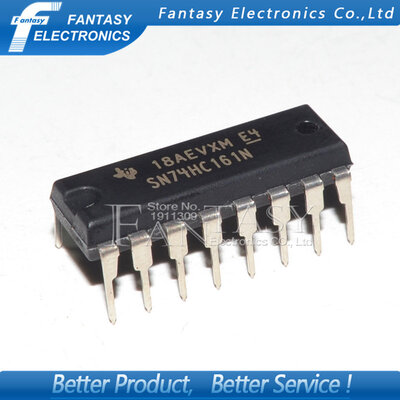 

10PCS SN74HC161N DIP16 SN74HC161 DIP 74HC161N 74HC161 new&original IC free shipping