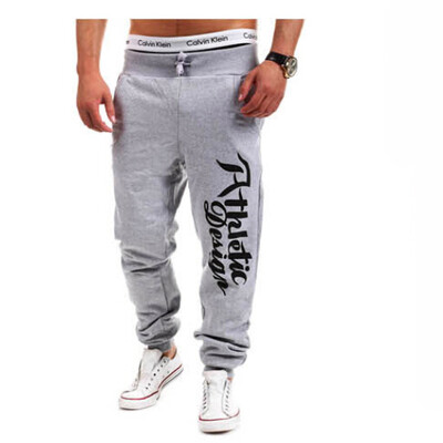 

Zogaa New Men's Active Pants Europe Casual Printing Long