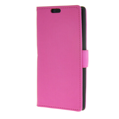 

MOONCASE Simple style Leather Wallet Flip Card Stand Back Case Cover for LG G4 Hot pink