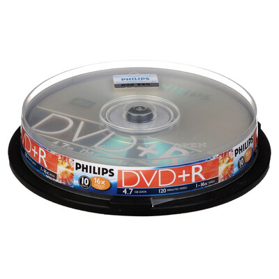 

Philips PHILIPS DVD R 16 speed 47G drums 10 discs