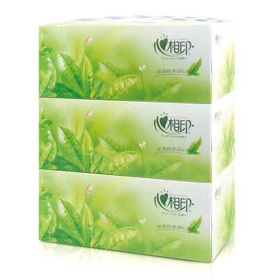 

Heart of the Department of pumping paper tea series box pumping 2 layer 200 pumping towel * 3 boxes