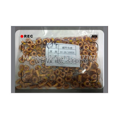 

Free Shipping Wire diameter 05 20pcs 25A Tokon inductance magnetic ring inductance coil T44-26T4426-100UH