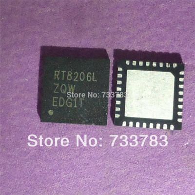 

5pcslot RT8206LZQW RT8206LGQW RT8206L High Efficiency Main Power Supply Controller for Notebook Computers