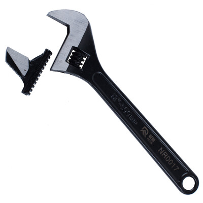

RAYENR 12" adjustable wrench universal wrench v-type multi-purpose water pipe pliers universal open end wrench adjustable adjustable wrench tool NR0081