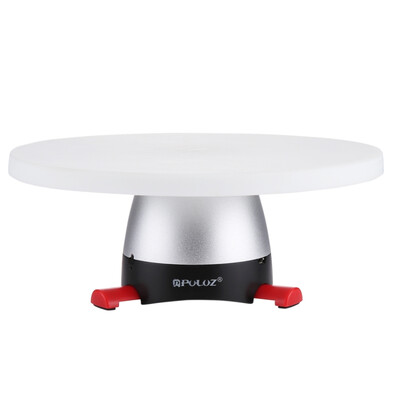 

PULUZ Electronic 360 Degree Rotation Panoramic Tripod Head Round Tray with Control Remote for Smartphones GoPro DSLR CamerasR