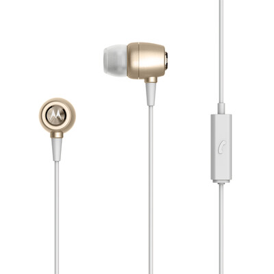 

Motorola Earbuds Metal Metal Earbuds Пылезащитный водонепроницаемый и пот Отличный звукоизоляционный серебристый
