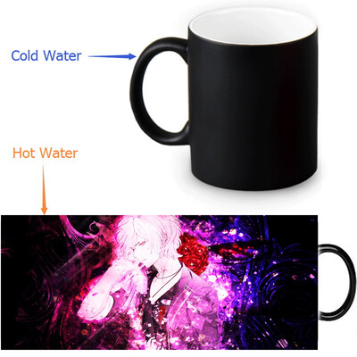 

DIABOLIK LOVERS 350ml/12oz Heat Reveal Mug Color Change Coffee Cup Sensitive Morphing Mugs Magic Mug Milk Tea Cups