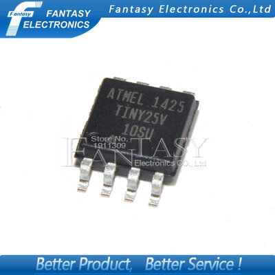 

5PCS ATTINY25V-10SU SOP8 ATTINY25V-10 SOP ATTINY25V SMD new and original IC free shipping