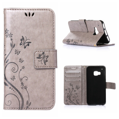 

MOONCASE Flower Pattern Premium Soft PU Leather Case Cover For HTC One M9