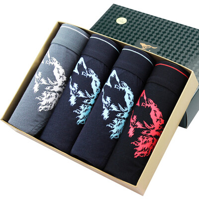 

[Jingdong supermarket] seven wolves (SEPTWOLVES) men's underwear men's cotton in the waist breathable sports triangular underwear four multi-color D3501-4 XXXL