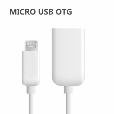 

Micro USB Male To USB 2.0 Female For Samsung OTG Adapter Cable White HTC