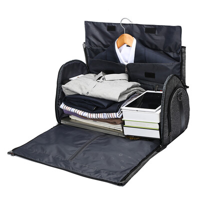 

SWISSGEAR Travel Bag Travel Bag Mens Multi-function Hanging Business Mens Suits Storage Bags Suits Shoulder Bags Handbags Business Bags SA-9967 Dark Gray