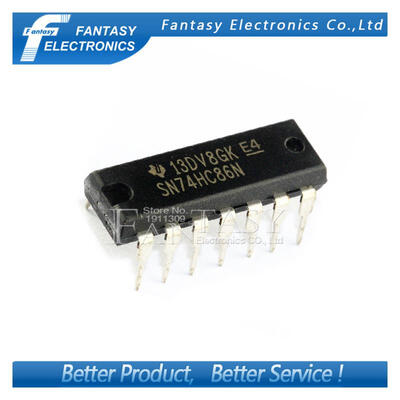 

10PCS SN74HC86N DIP14 SN74HC86 DIP 74HC86N 74HC86 new&original IC free shipping