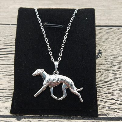 

New Whippet Necklace Trendy Style Whippet Pendant Necklace Women Fashion Pet Jewellery Animal Dog Jewellery
