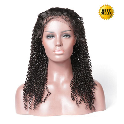 

Protea Lace Front Human Hair Wigs Kinky Curly Brazilian Remy Hair Wigs For Black Women Natural Color Human Hair