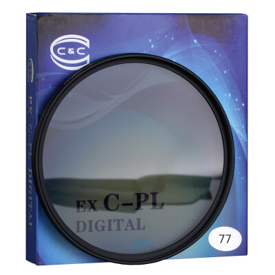 

C & C EX C-PL 77mm ultra-thin super-coated ring polarizer CPL dark sky to eliminate reflective