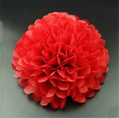 

25cm Craft Paper Tissue Ceiling Decor Wall Decor Hanging Paper poms Flower Ball Wedding Party Outdoor Decoration Flower
