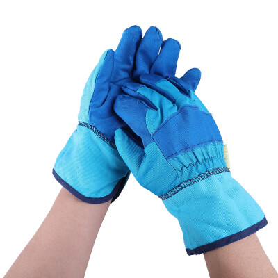 

CURITIS gardening gloves stab-resistant childrens gloves 1 pair of home planting tools wear-resistant dirt-resistant non-slip labor insurance planting flowers gloves