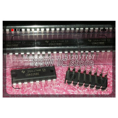 

Free shipping 5pcs/lot CD4026BE CD4026 4026 DIP16 100% NE W