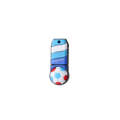 

Fillinlight World Cup Сувенир Аргентина Футбольная команда Key Chain Silicon USB Flash Drive USB 2.0 Flash Drive USB Flash Memory