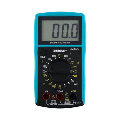 

Digital Multimeter CATII 250V Electric Test Meter Large LCD Display Battery Test