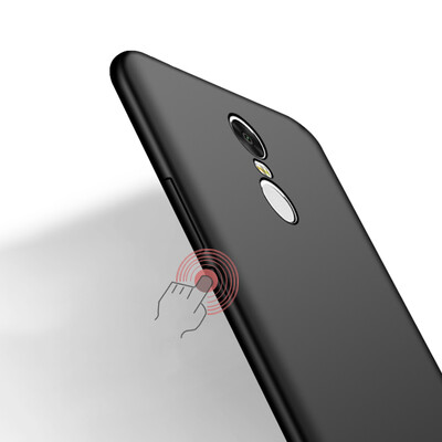 

Yueke Frosted Protective Case Cover Unisex Black for Xiaomi Redmi 5 plus