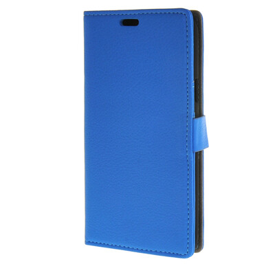 

MOONCASE Litch Skin Leather Card Slot Wallet Bracket Back чехол для Samsung Galaxy J7 Blue