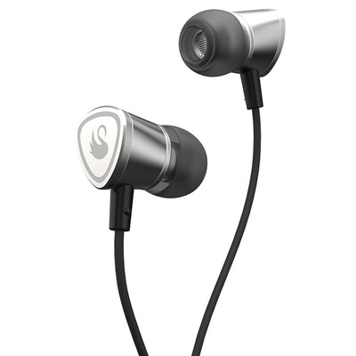 

Fidue A65 HiFi headphones music headphones cross-border earphones headphones wire headphones chrome steel silver