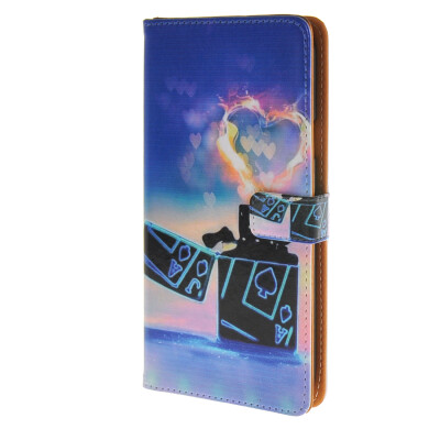 

MOONCASE Case for Samsung Galaxy E7 Pattern series Leather Flip Wallet Card Slot Stand Back Cover