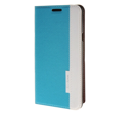 

MOONCASE Fashion Leather Case Wallet Flip Card Slot Stand Back Slim Cover for Samsung Galaxy Note 5 Blue