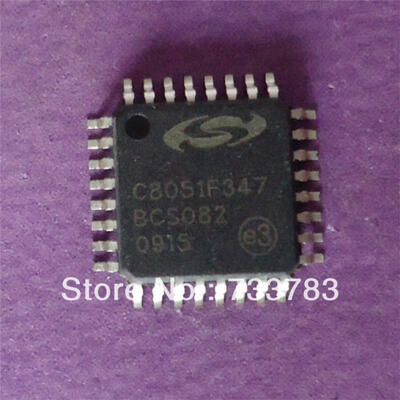 

5pcslot C8051F347-GQ C8051F347 USB 25 MIPS 32 kB Flash 10-Bit ADC 32-Pin Mixed-Signal MCU