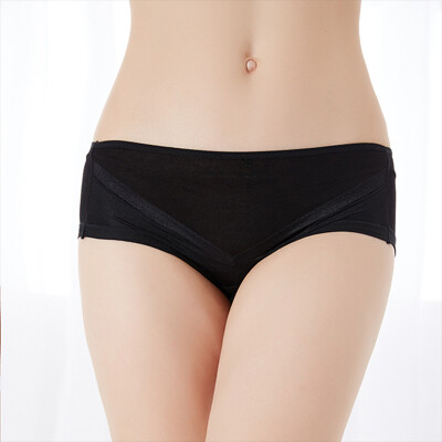 

Urban Beauty Ladies Panties Three-Piece Lace-Line Sexy Underwear 188532 Black M