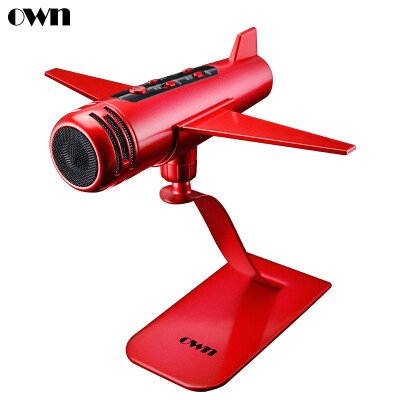 

OWN AIR-02 aircraft mobile phone microphone mobile phone national karaoke anchor live special microphone audio computer singing condenser wheat vintage green