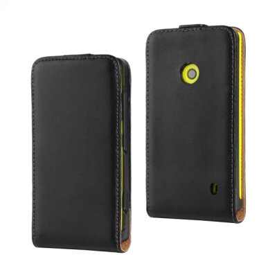 

MOONCASE Magnetic Closure Style Premium PU Leathe Top Flip Pouch Case Cover for Nokia Lumia 520