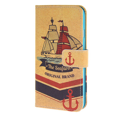 

MOONCASE чехол для iPhone 6 Plus (5.5") Pattern series Leather Flip Wallet Card Slot Stand Back Cover