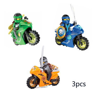 

Hot Ninja Motorcycle Building Blocks Bricks toys Compatible legoINGly Ninjagoed Ninja for kids gifts