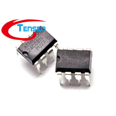 

200Pcs/Lot 24C08 AT24C08 AT24C08N-10PU-2.7 DIP-8 2-Wire Serial EEPROM 8K BIT