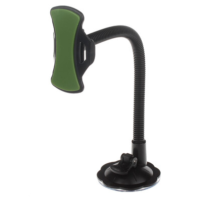 

360 Degree Rotation Suction Cup Holder w Silicone Back Clip for iPhone 44S 5 Ipad MINIIpod