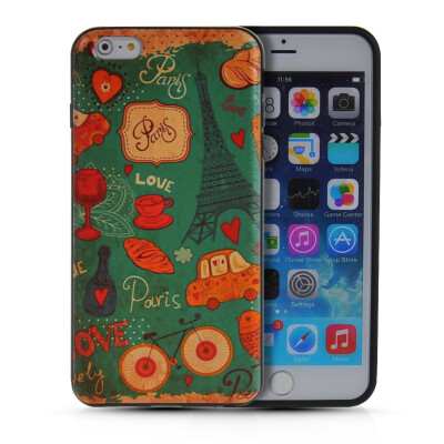 

MOONCASE cute Pattern Soft Flexible Silicone Gel TPU Skin Shell Back Case Cover for Apple iPhone 6 Plus