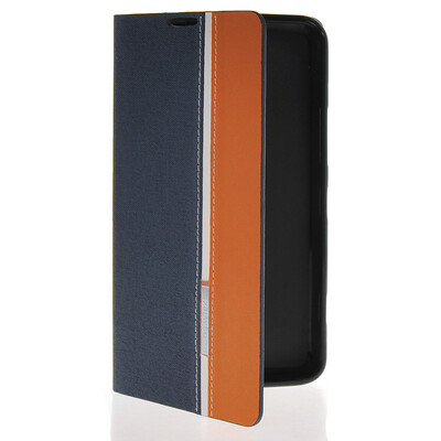 

MOONCASE Business style Leather Side Flip Wallet Card Slot Pouch Stand Back чехол для Nokia Lumia 1320 Sapphire