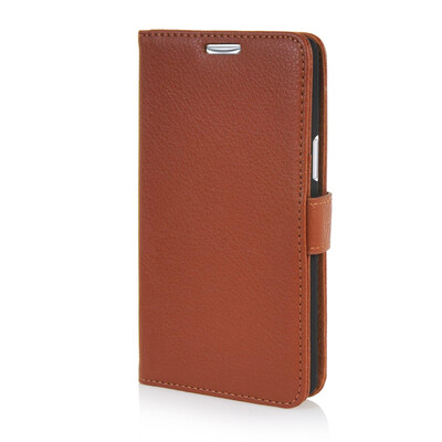 

MOONCASE High quality Leather Wallet Flip Card Slot Pouch Stand Shell Back ЧЕХОЛ ДЛЯ LG L80 Brown