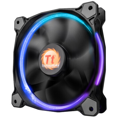 

Тарт (Thermaltake) Riing 14 см RGB-вентилятор (256 цветов / гидравлические подшипники / улучшенная система амортизации / тихая технология / светодиодная апертура)
