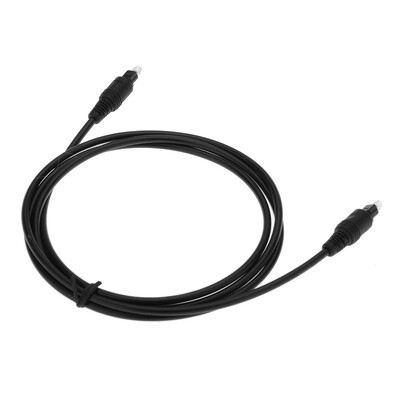 

15m 5ft Digital Audio Cable Optical Optic Fiber Toslink OD40mm Black