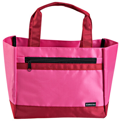 

Comix) A2355 fashion handbag bag / hand bag / lunch bag double color random