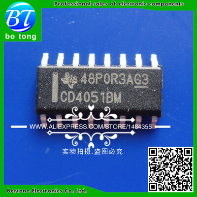 

50pcs free shipping HCF4051BM CD4051BM HEF4051BT CD4051 4051 SOP-16
